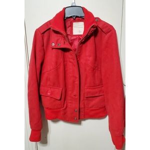 Red Bomber Jacket